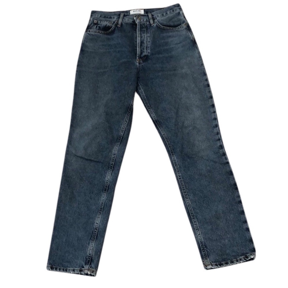 AGOLDE Fenn 90s High Rise Tapered Jeans Size 24 Blue